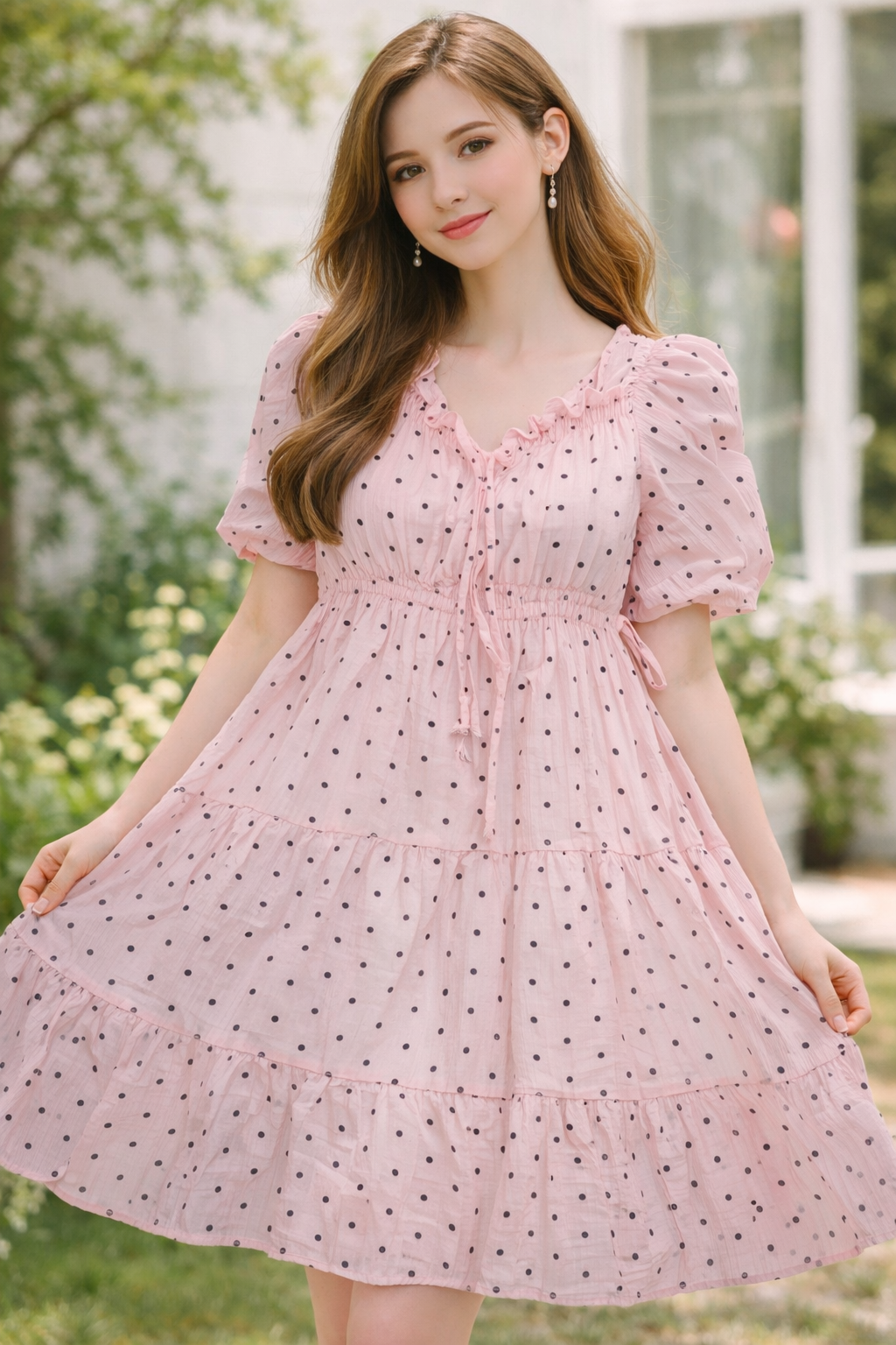Petal Puff Dress For Women