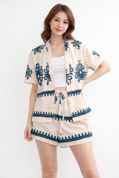 Nice Printed 3 Piece Set For Women