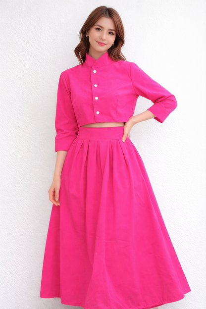Beautiful Top With Skirt For Girls