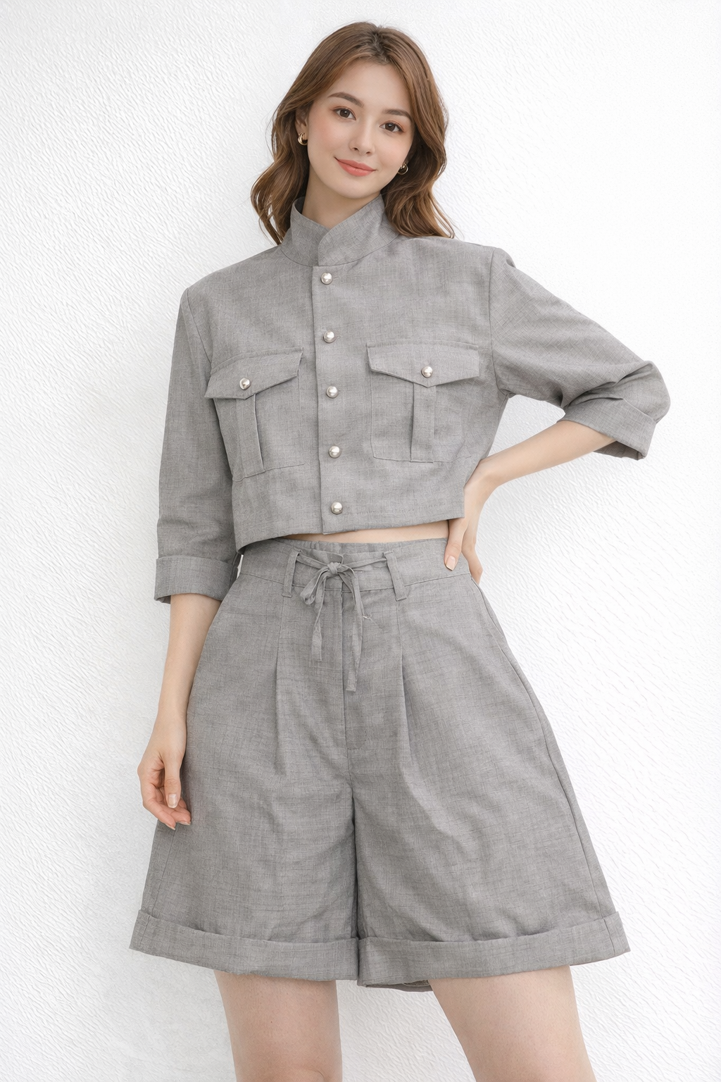 Short Hand Shirt With Shorts For Girls