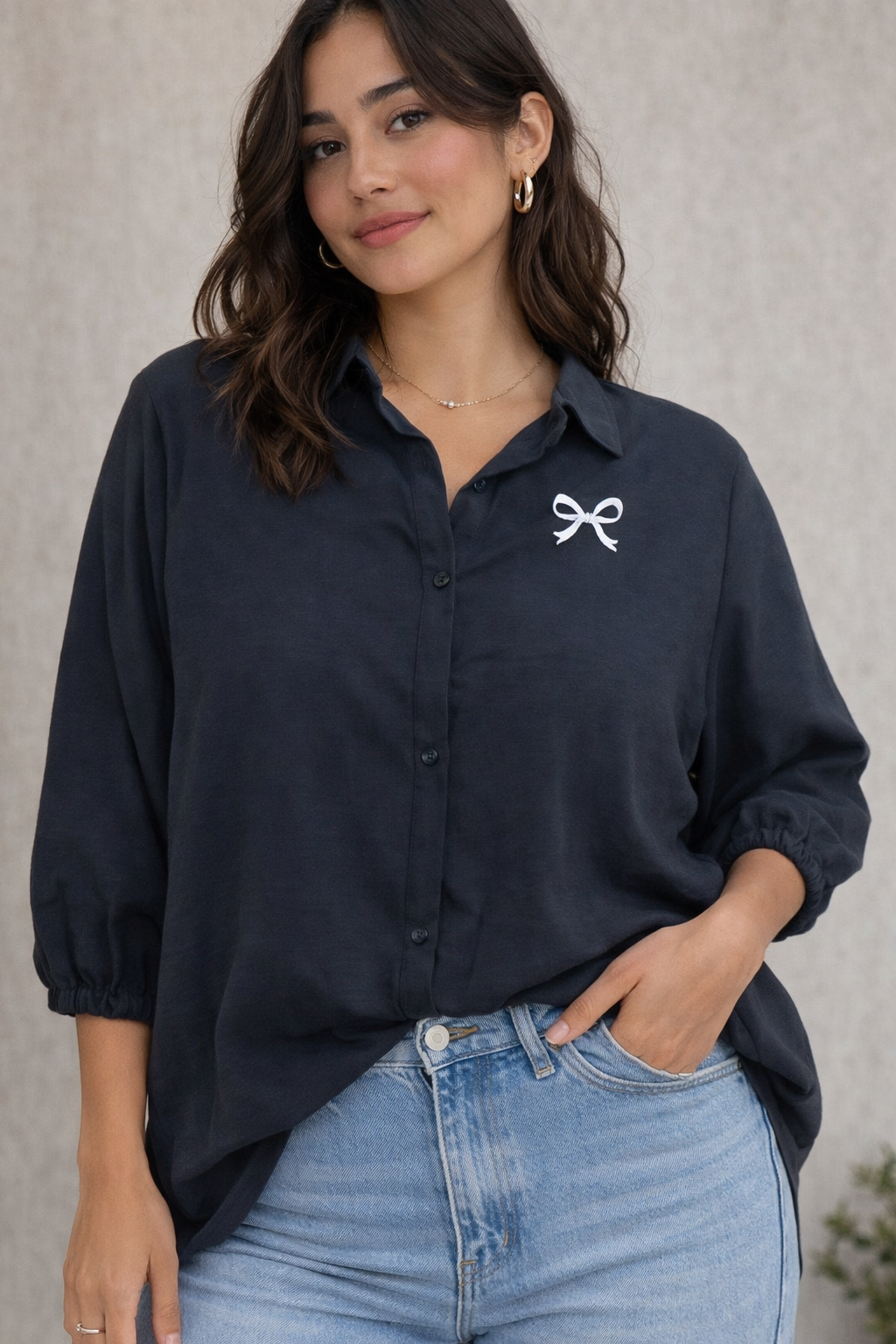 Balloon Hand Top For Girls