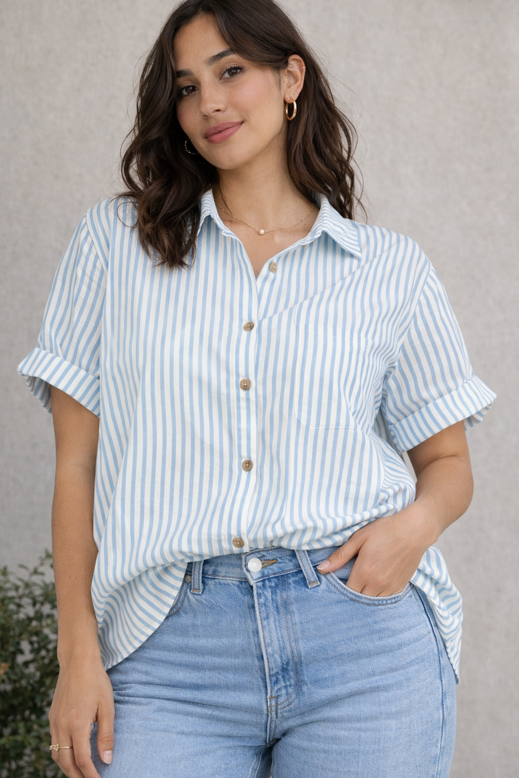 Skyline Stripe Classic Shirt