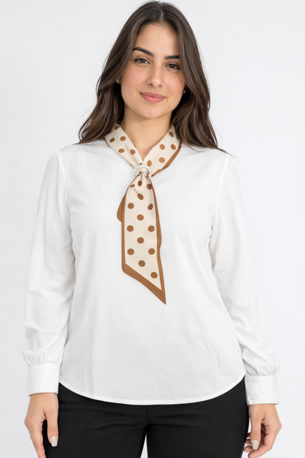 Retro Style Scarf Top For Women