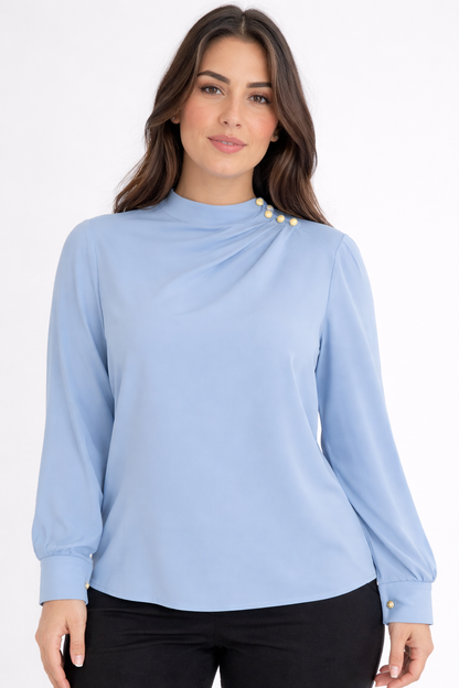 Regal Button Top For Girls