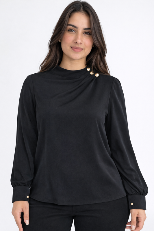 Regal Button Top For Girls
