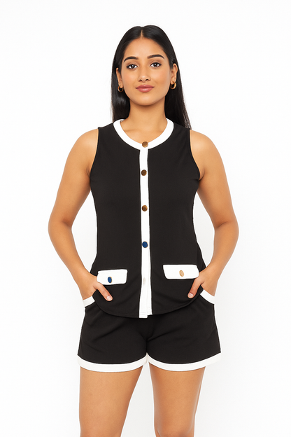 Black and Blue cord set