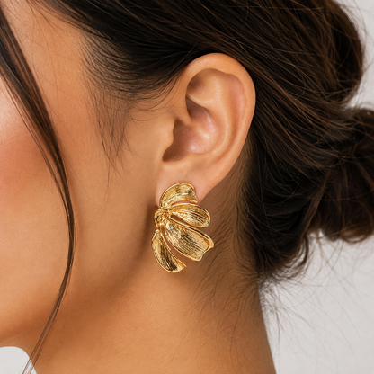 Golden Bloom Studs