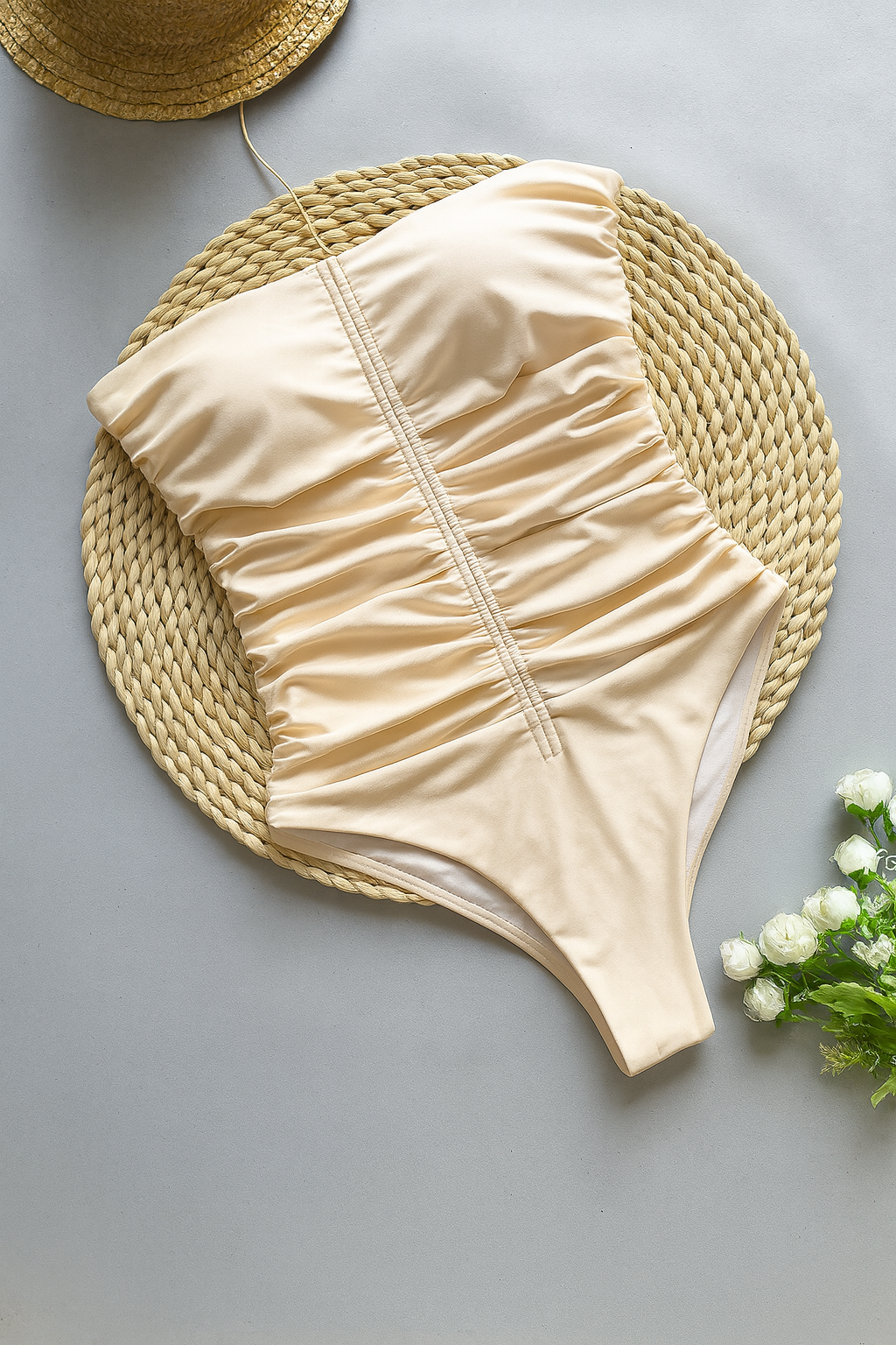 White colour confirmable bikini