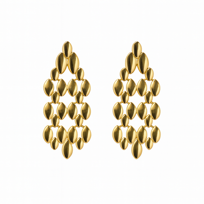 looking watchband chain designer  gold earring