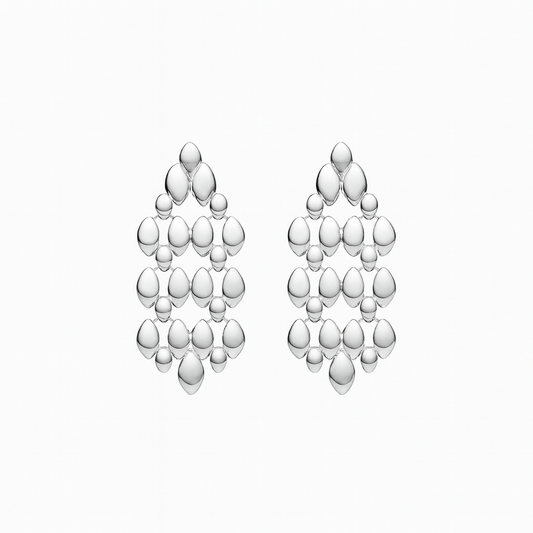 looking watchband chain designer  silver earring