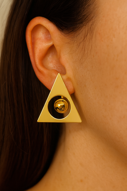 Triangle small earring