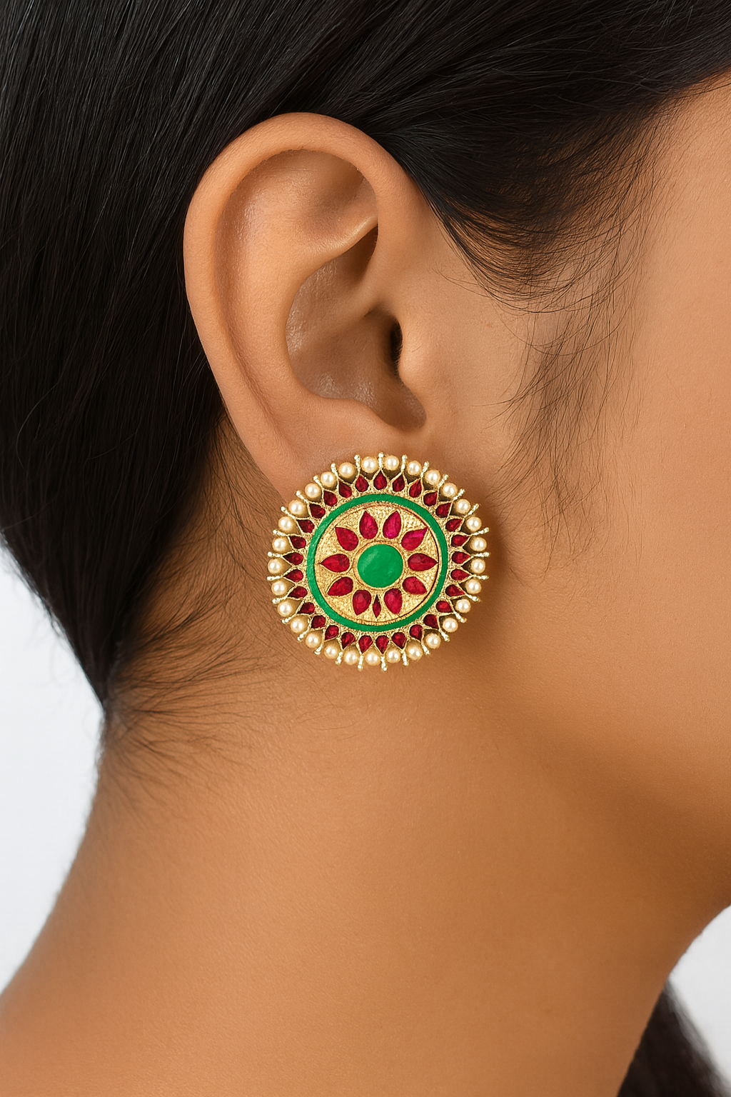 Traditional Indian Stud Earring