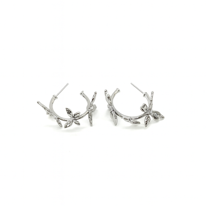 Silver Spike Earrings For Daily Wear