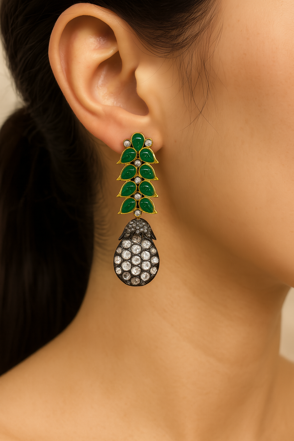 Verdant Snowdrop Earrings