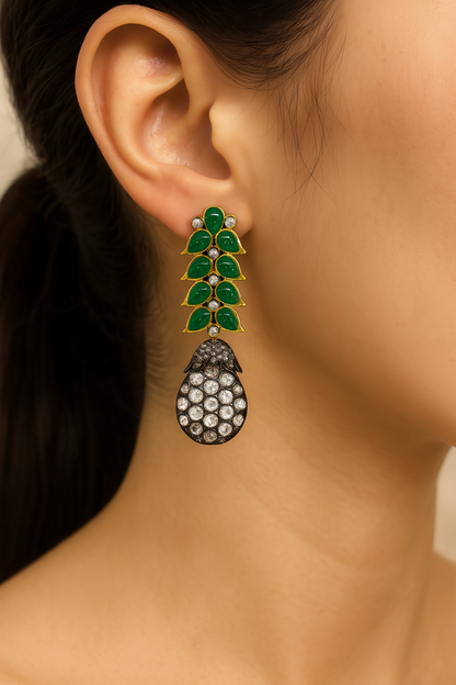 Verdant Snowdrop Earrings