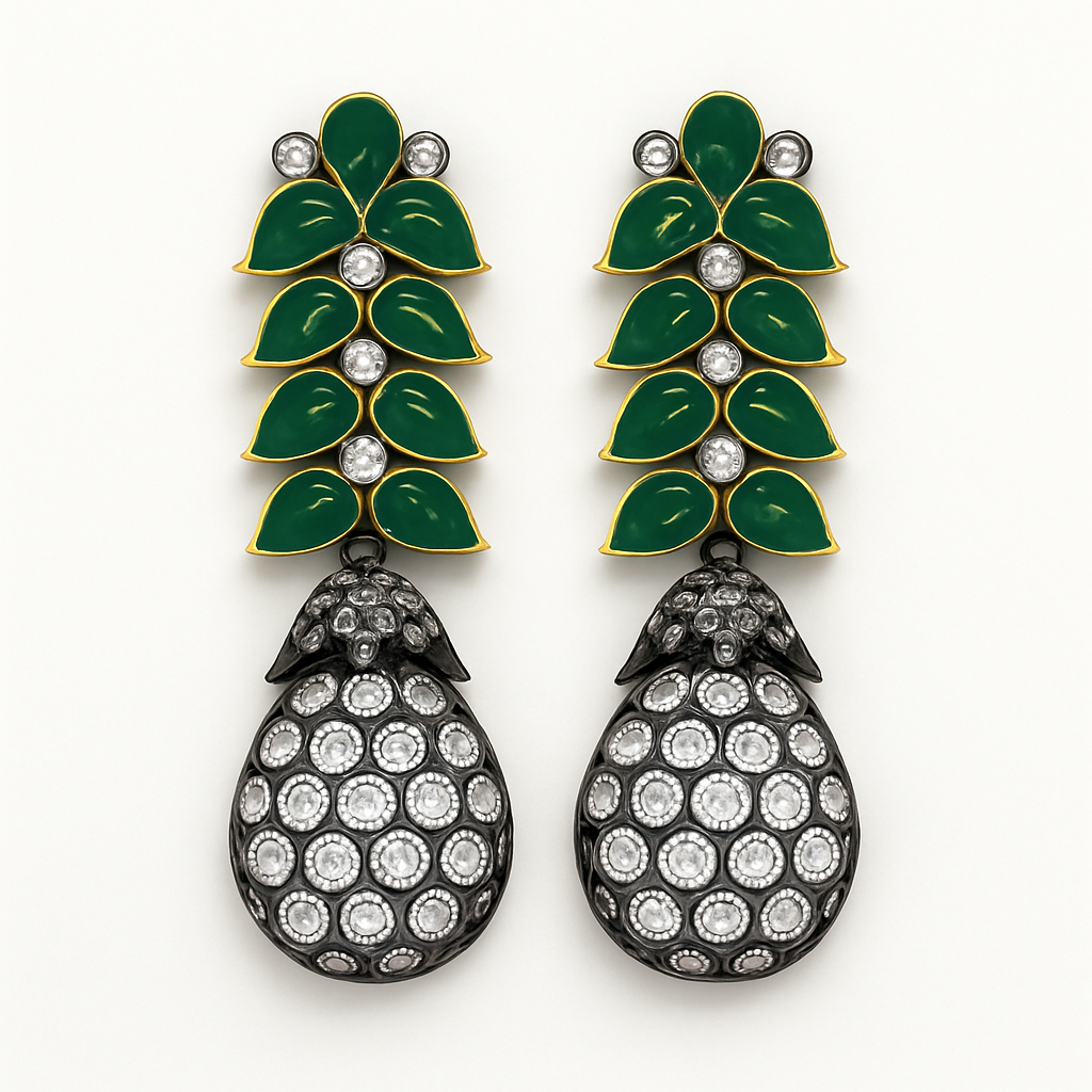 Verdant Snowdrop Earrings