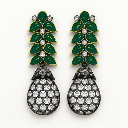 Verdant Snowdrop Earrings