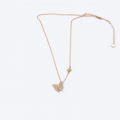 Simple Butterfly Style Pedant Necklace