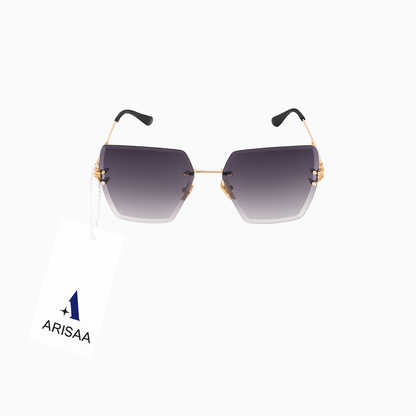 Square Sunglasses with Black Shade