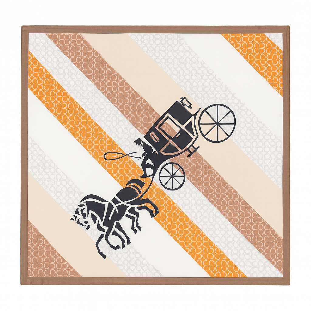 brow orange beautiful colour scarf