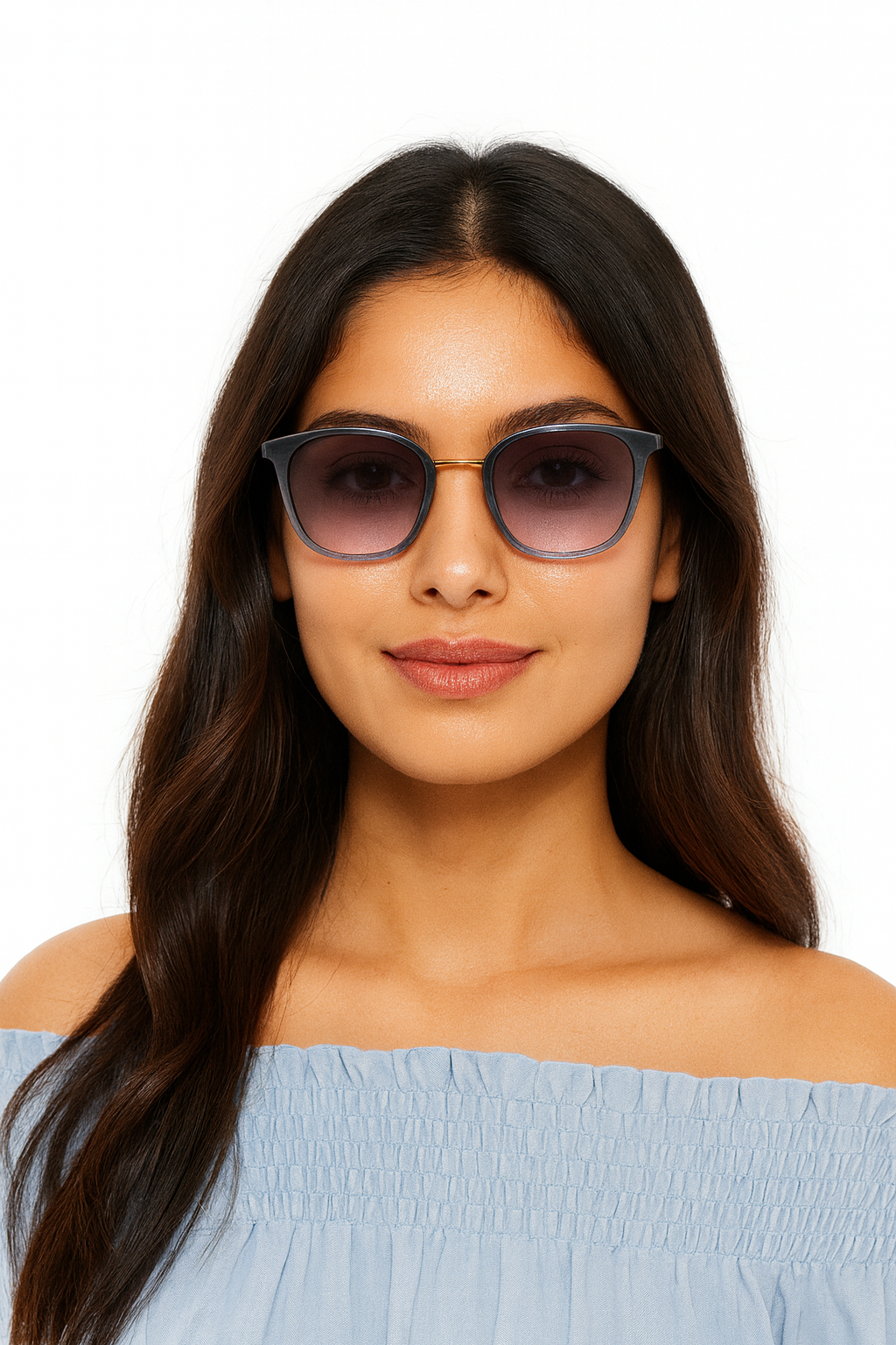 Grey Cat Eye Sunglasses