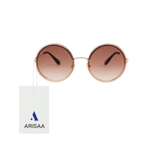 Round Brown Sunglasses