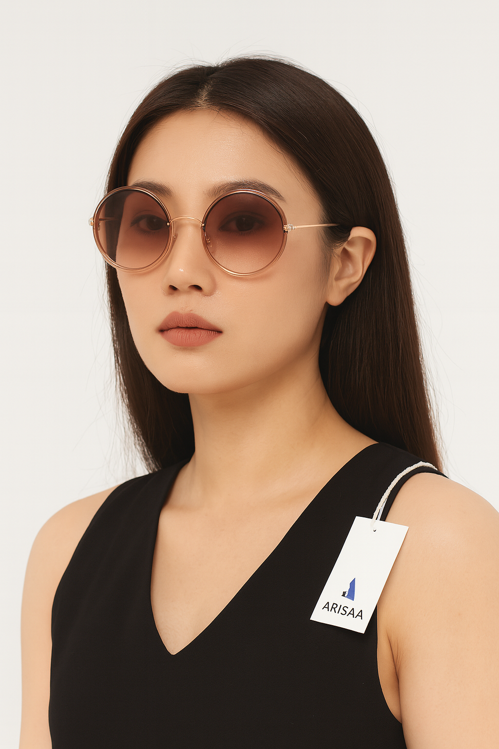 Round Brown Sunglasses