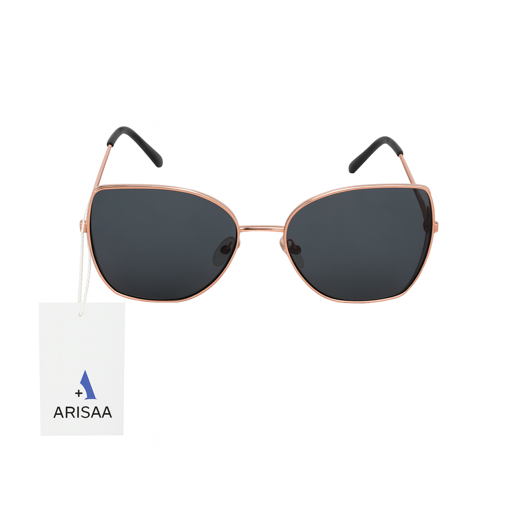 Gray Oval Sunglasses