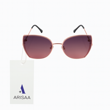 Pink Oval Sunglasses