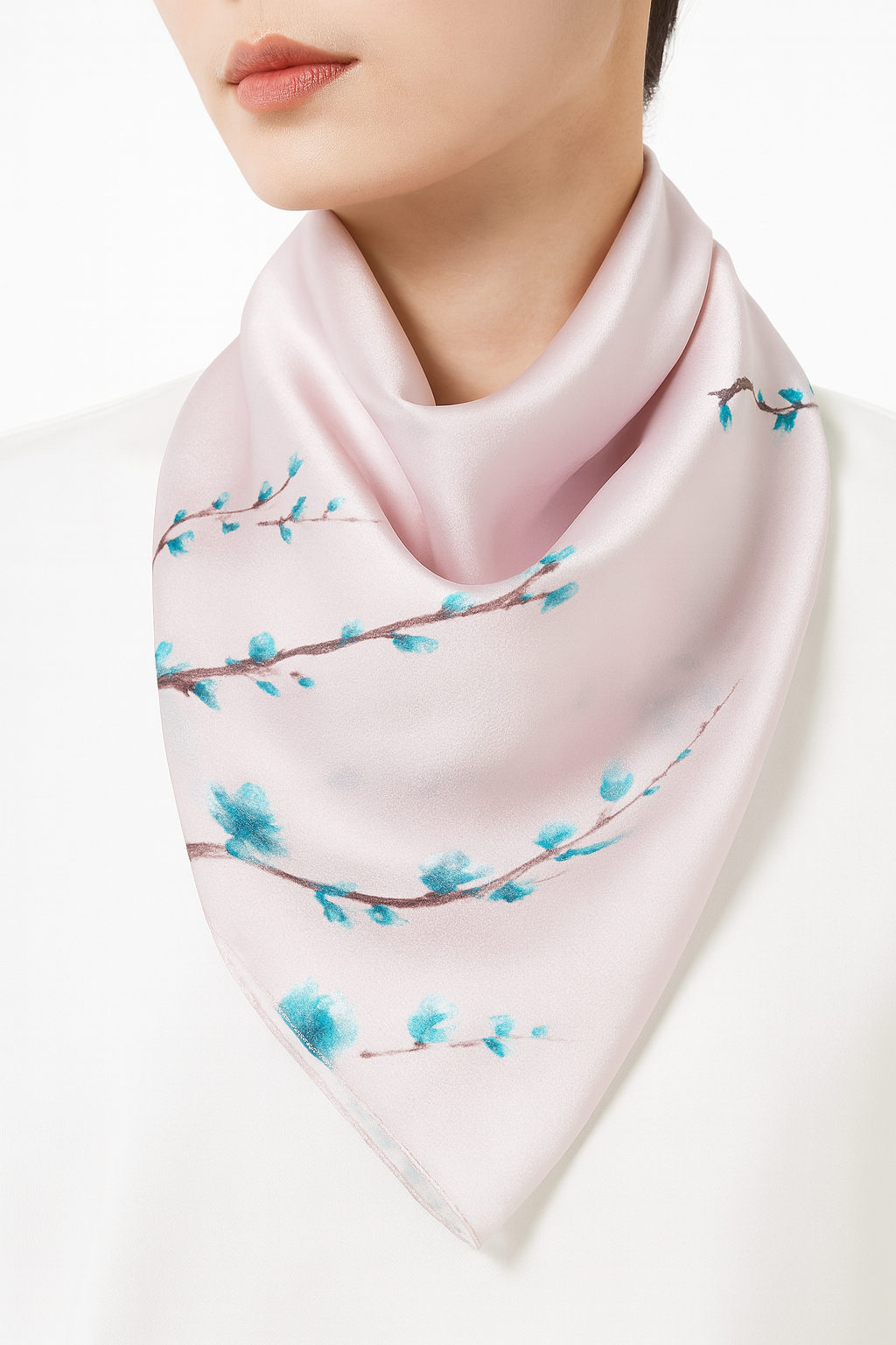 lite purple scarf for women