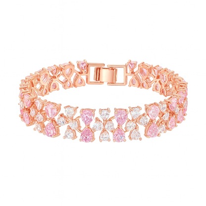 Pink Diamonds rose gold bracelet