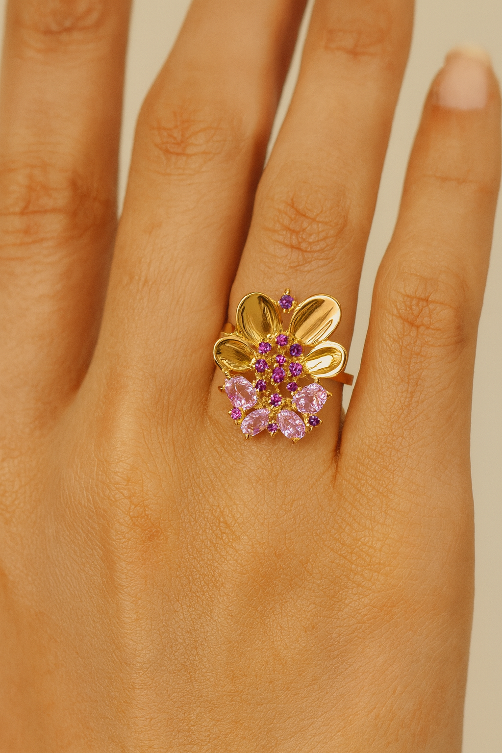 African Cubic Zirconia ring 