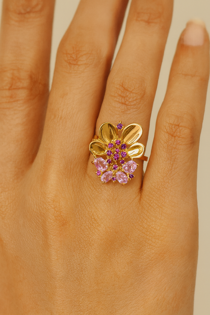 African Cubic Zirconia ring 