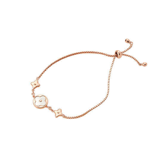 Unique design rose gold bracelet