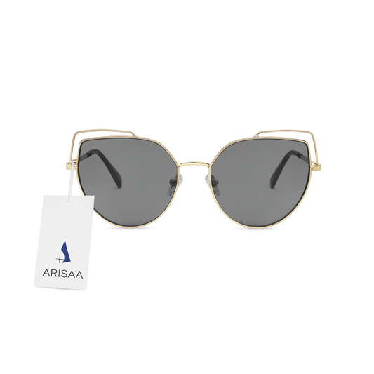 Gray Aviator Sunglasses