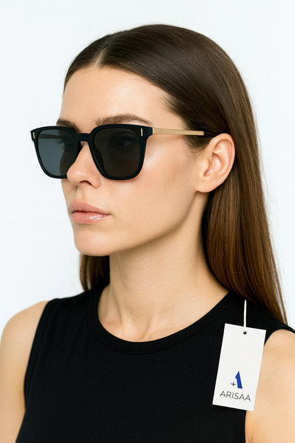 Wayfarer Style Black Sunglasses