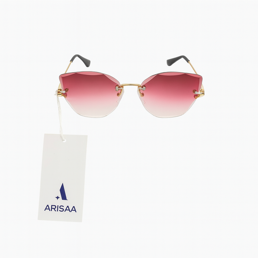 Round cat eye Pink Sunglasses