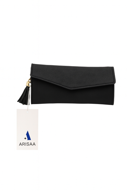 Classic look black colour wallet