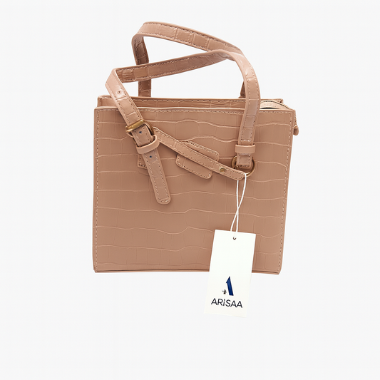 Crocodile skin design luxury look hand bag