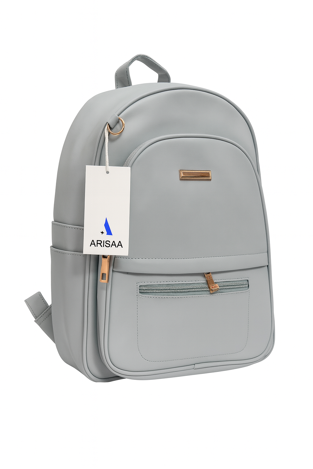 Fancy grey bag pack with pouch