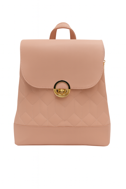 Lite pink stylish bag pack