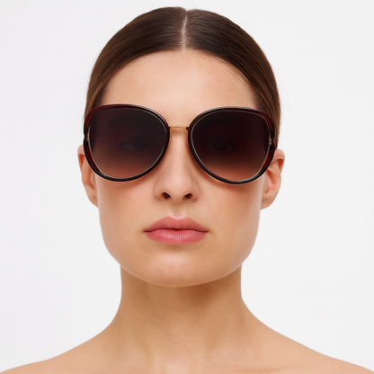 Brown Oversized Sunglasses