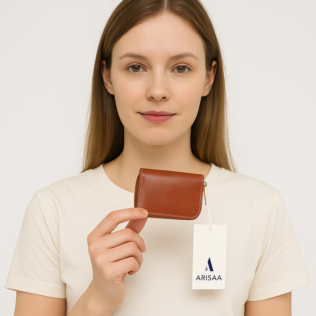Small brown leader wallet