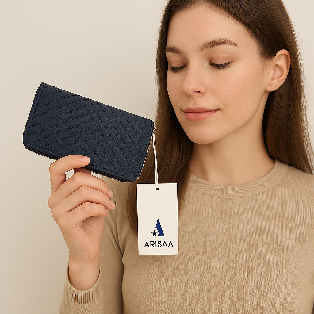 Smart look black wallet