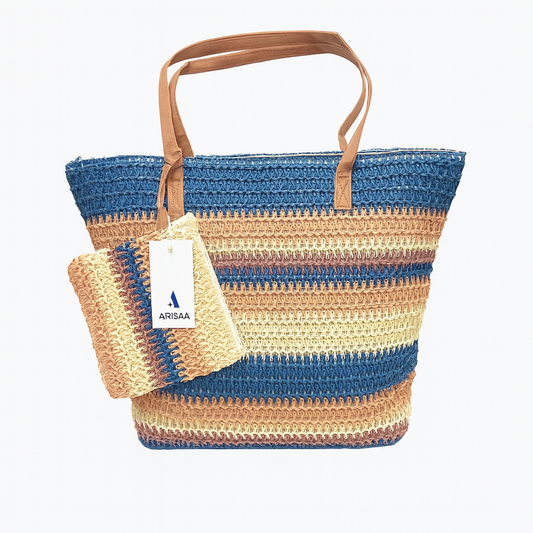 Multi colour big hand bag for regular use