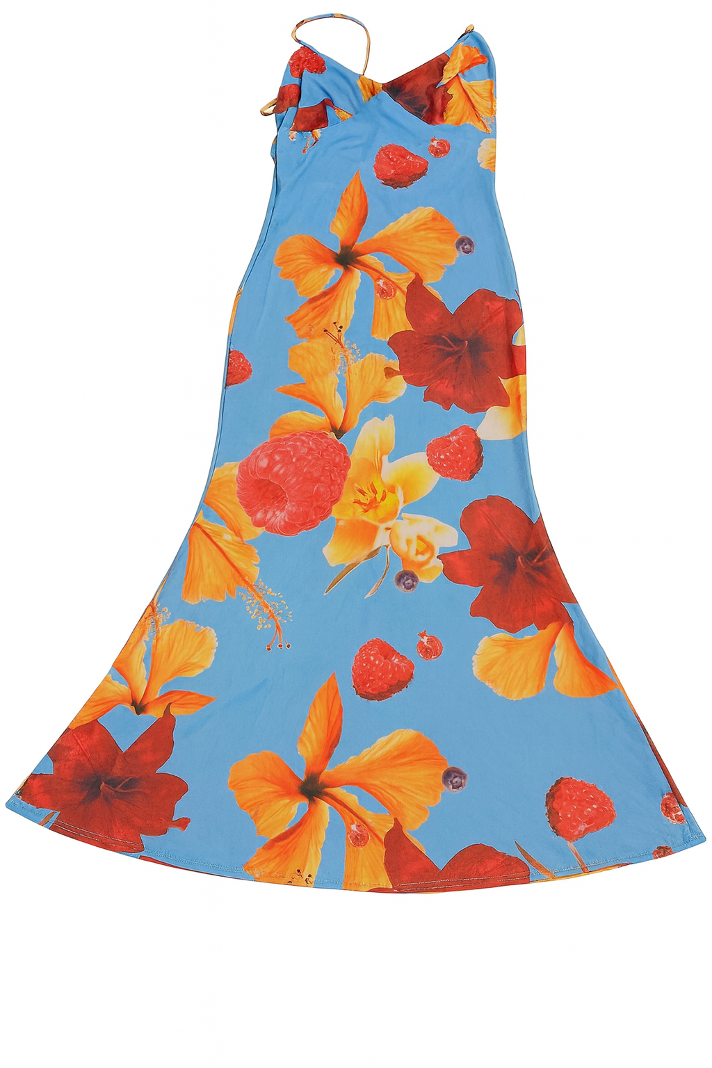 Attractive look multi colour body fit dress