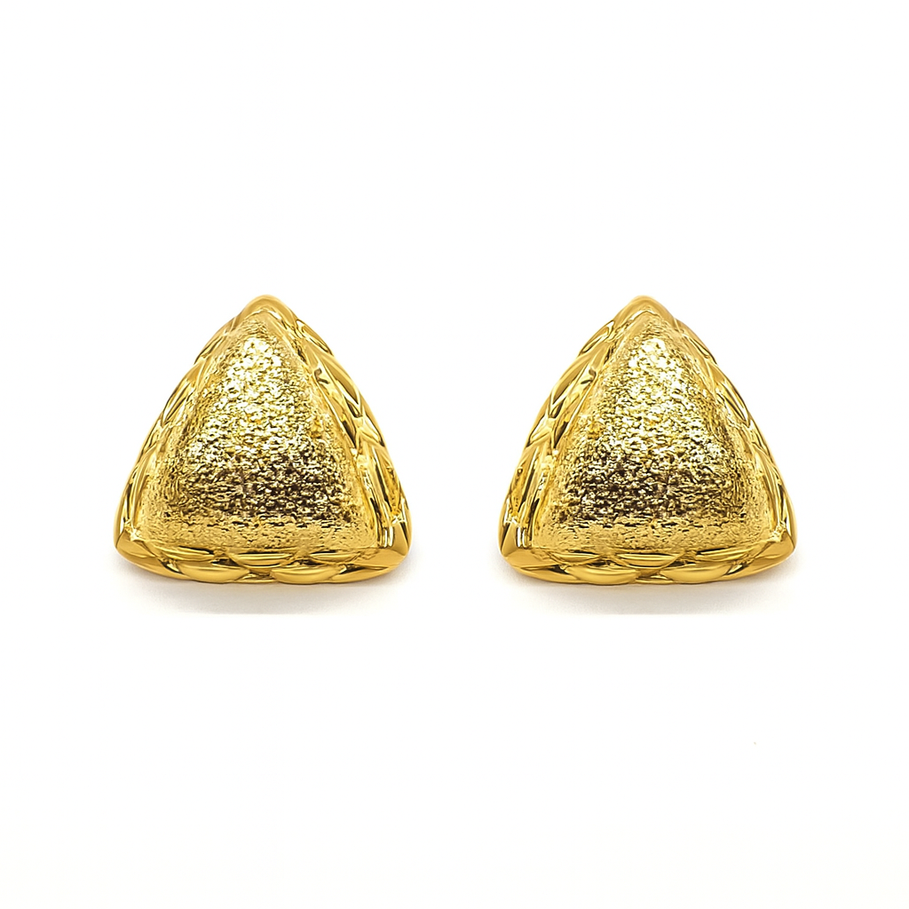 Simple Triangle Shape Stud Earring For Casual Wear