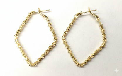 Unique Geometric Style Hoop Earring For Girls