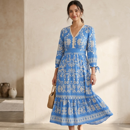 Blue Majesty Dress