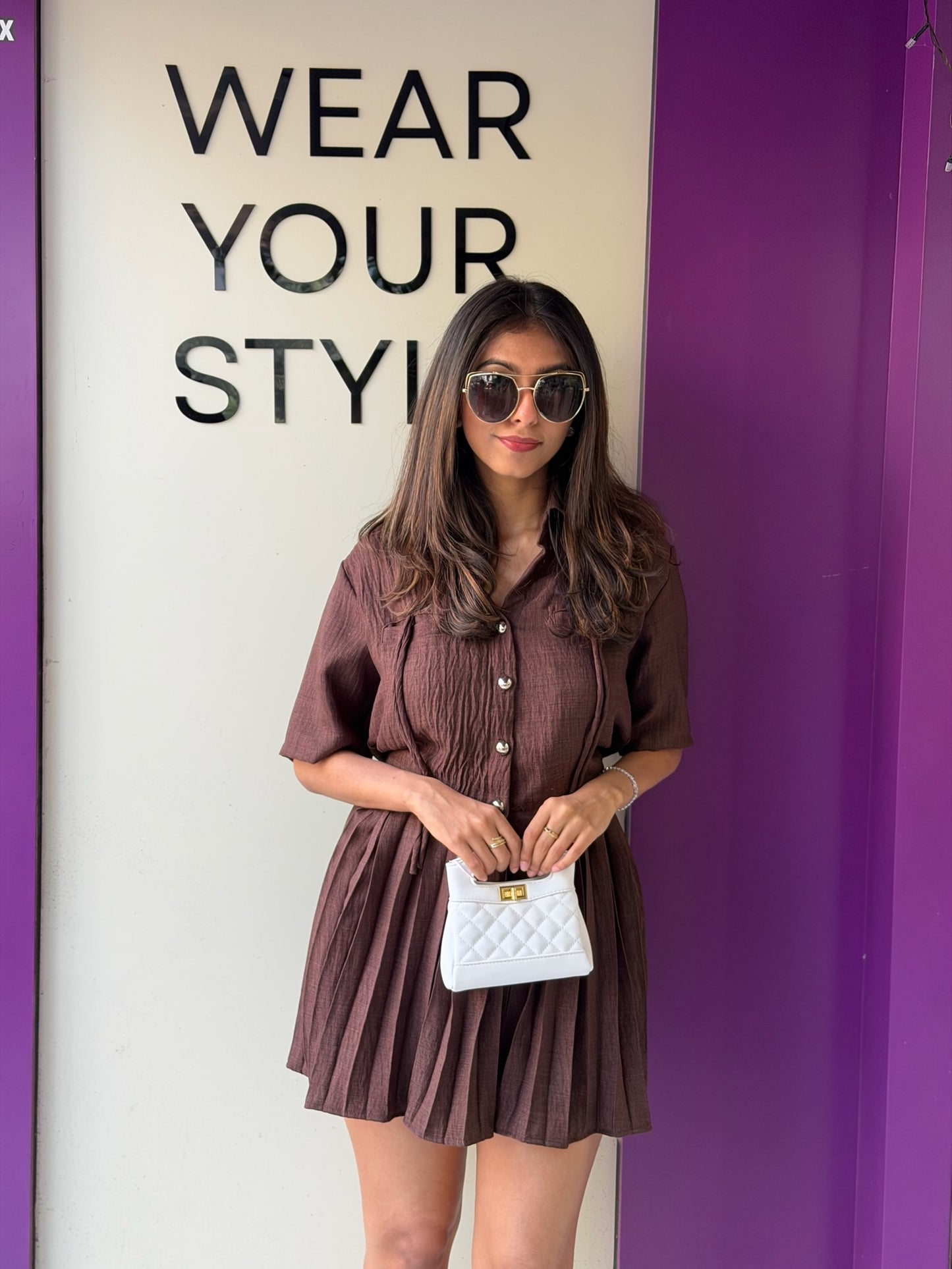 Shirt With Short Skirt For Women